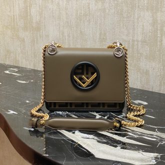 Fendi Logo-Embellished Crossbody Bag