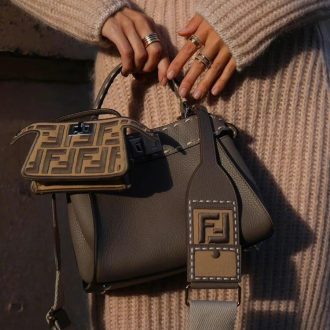 Fendi Elegant Leather Handbag
