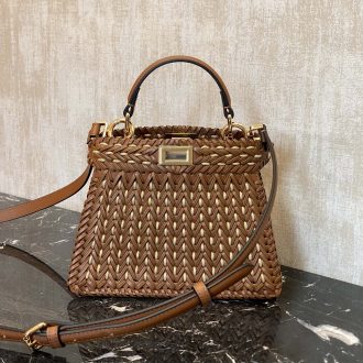 Fendi Woven Leather Handbag