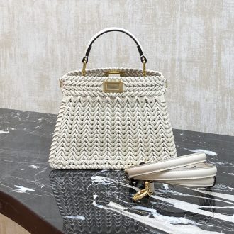 Fendi Woven Leather Handbag
