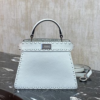 Fendi Classic White Handbag