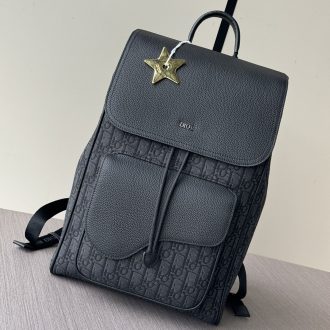Dior Oblique Black Backpack