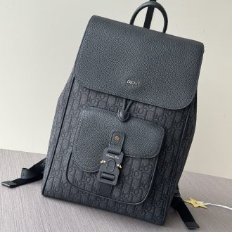 Dior Monogram Leather Backpack