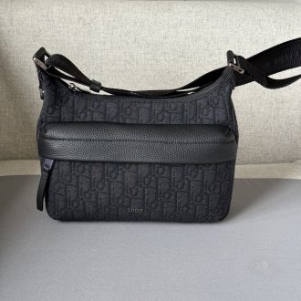 Dior Black Monogram Crossbody Bag