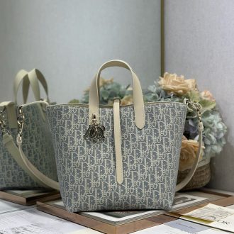 Dior Monogram Canvas Tote Bag