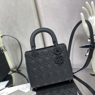 Dior Lady Dior Medium Leather Bag