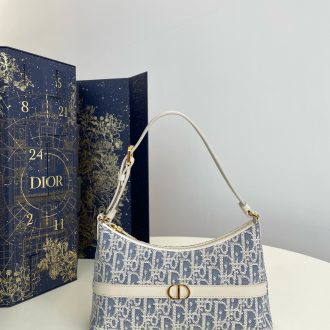 Dior Monogram Canvas Baguette Bag
