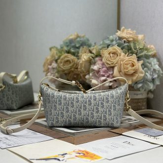 Dior Monogram Canvas Shoulder Bag
