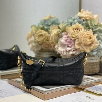 Dior Quilted Leather Shoulder Bag