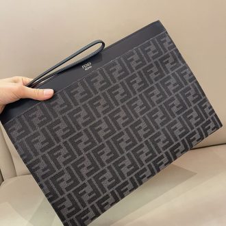 Fendi FF Monogram Clutch Bag