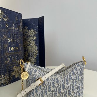 Dior Monogram Canvas Shoulder Bag