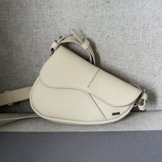Dior Saddle Bag in Textured Leather