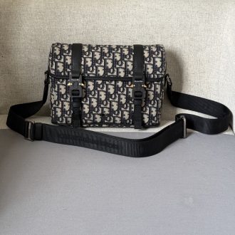Dior Monogram Canvas Messenger Bag