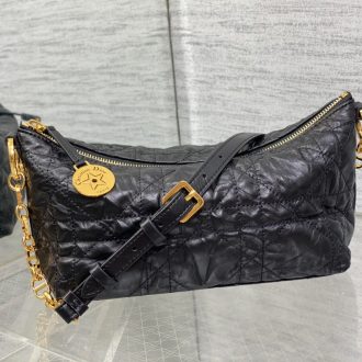 Dior Quilted Leather Shoulder Bag