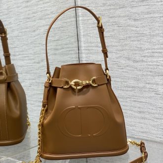 Dior Calfskin Leather Bucket Bag