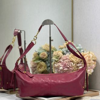 Dior Leather Baguette Shoulder Bag