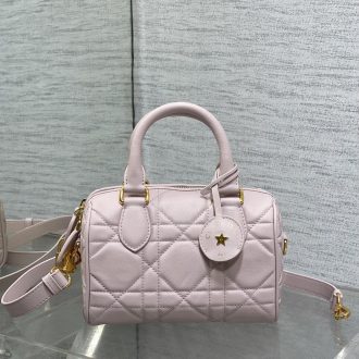 Dior Cannage Quilted Leather Satchel