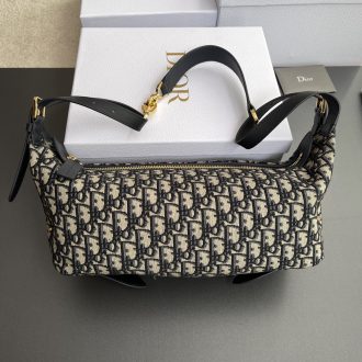 Dior Monogram Canvas Shoulder Bag