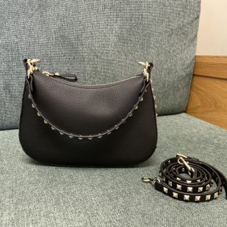 Dior Studded Leather Shoulder Bag