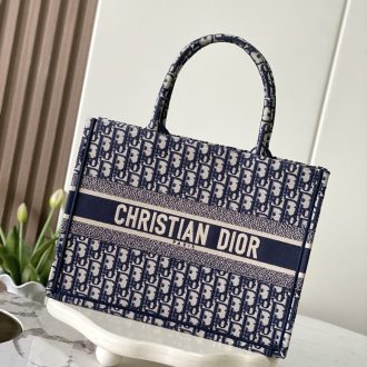 Christian Dior Oblique Canvas Tote Bag