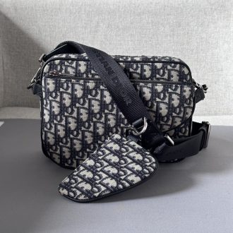Dior Oblique Canvas Crossbody Bag
