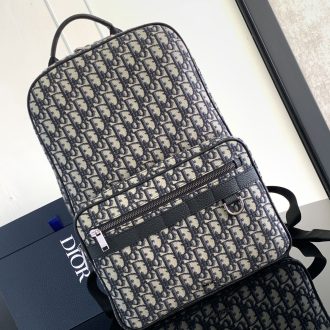 Dior Oblique Pattern Backpack