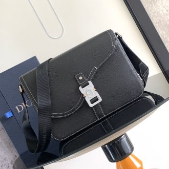 Dior Leather Messenger Bag