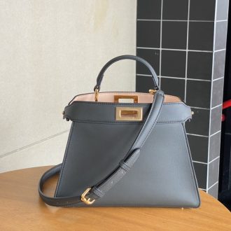 Fendi Peekaboo Leather Handbag