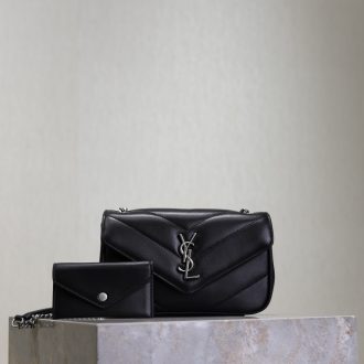 YSL Elegant Quilted Leather Shoulder Bag