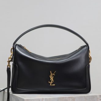 YSL Classic Black Leather Handbag