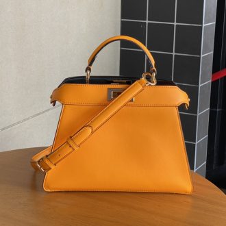 Fendi Peekaboo Mini Leather Bag