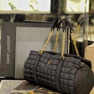 YSL Quilted Barrel Bag