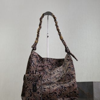 YSL Paisley Print Hobo Bag