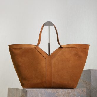 YSL Luxury Suede Tote Bag