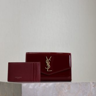 YSL Chic Patent Leather Wallet Set