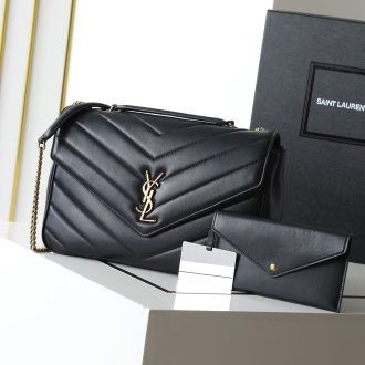 YSL Quilted Leather Shoulder Bag