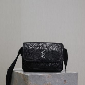 YSL Textured Leather Crossbody Bag