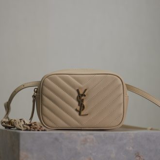 YSL Quilted Leather Crossbody Bag