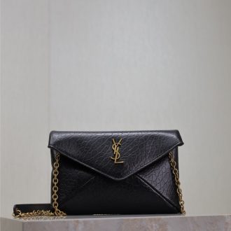 YSL Elegant Leather Chain Wallet