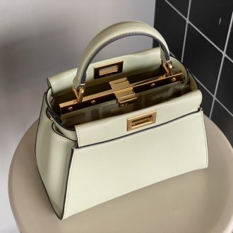 Fendi Peekaboo Mini Leather Bag
