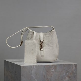 YSL Leather Bucket Bag and Card Holder Set