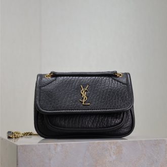 YSL Quilted Leather Chain Shoulder Bag