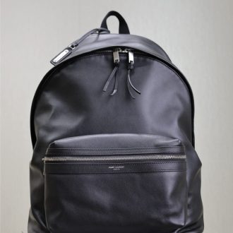 YSL Classic Black Leather Backpack