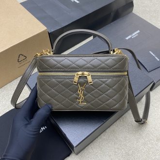 YSL Quilted Leather Crossbody Bag