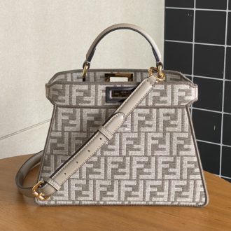 Fendi Monogram Canvas Handbag