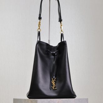 YSL Leather Bucket Bag