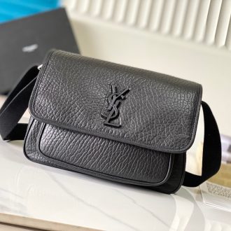 YSL Pebbled Leather Crossbody Bag
