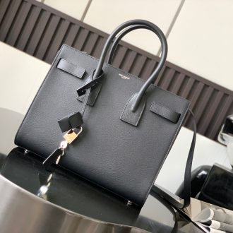YSL Classic Black Leather Handbag
