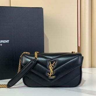 YSL Monogram Leather Crossbody Bag