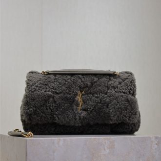 YSL Plush Shearling Crossbody Bag